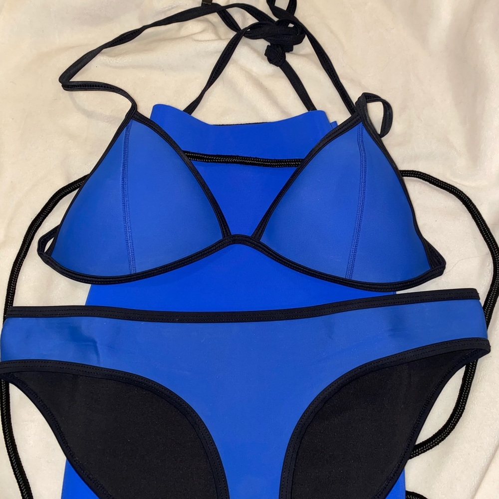Triangl Blue swim suit